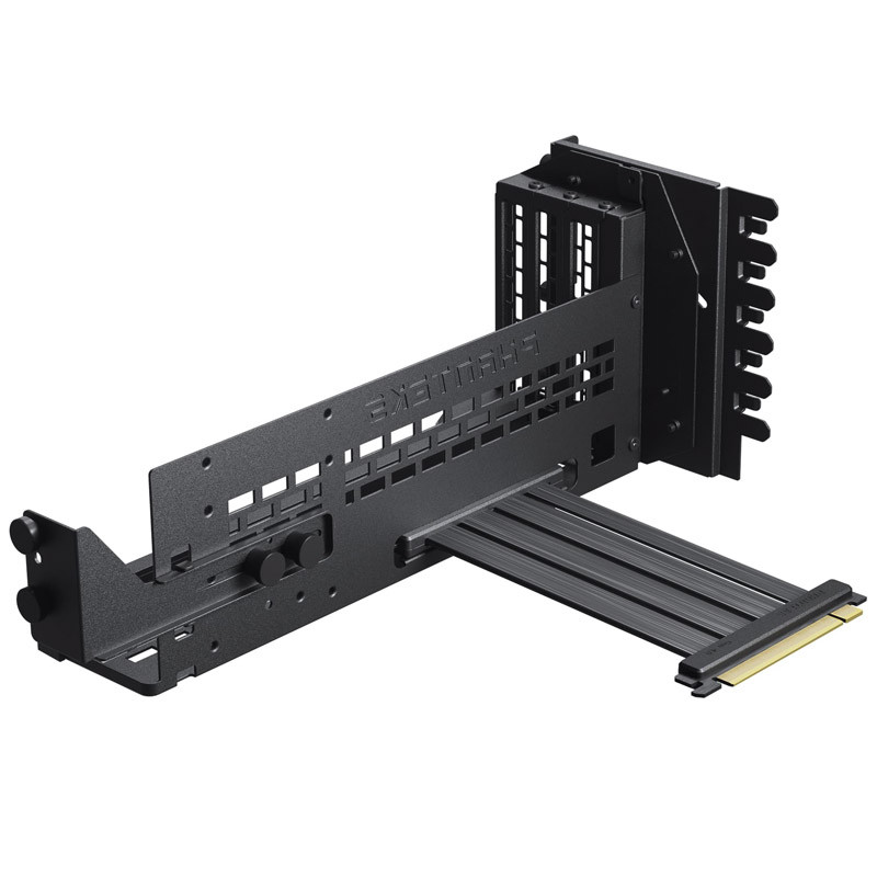 Phanteks Premium Vertical GPU-Bracket + PCIe 4.0 x 16 Riser-Kabel, DRGB - 220 mm, black