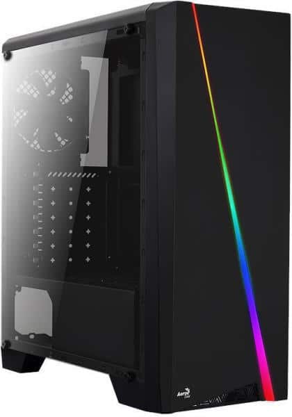 Számítógépház Aerocool Cylon RGB ATX Fekete Ablakos