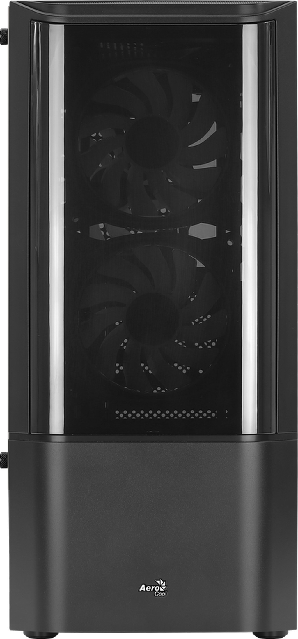 Aerocool Quantum v3 Midi-Tower, RGB, Tempered Glass - black