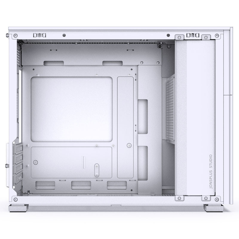 D31 mATX Case, Tempered Glass - white