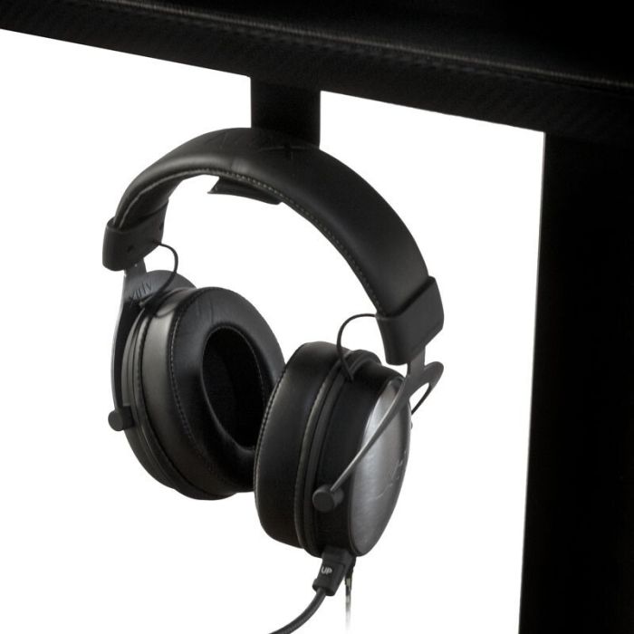 Gaming Desk D16E Carbon Black 1600x800 - electric height adjustment
