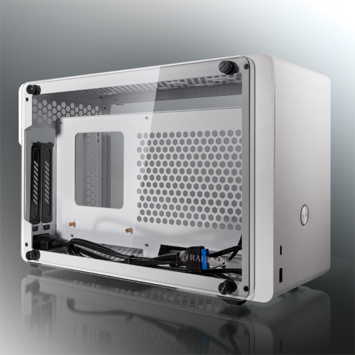 RAIJINTEK Ophion Mini-ITX Tempered Glass - white