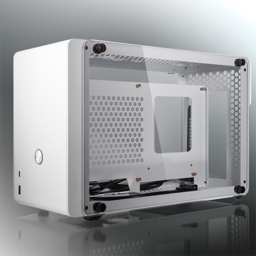 RAIJINTEK Ophion Mini-ITX Tempered Glass - white