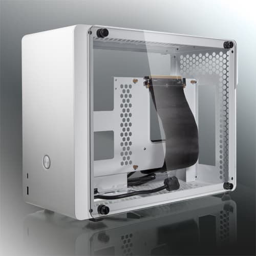 RAIJINTEK Ophion EVO Mini-ITX Tempered Glass - white