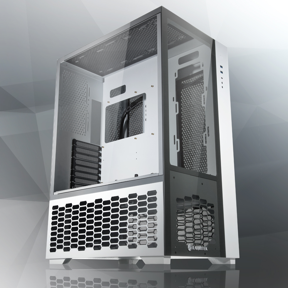 Számítógépház RAIJINTEK Paean Premium ATX Edzett üveg Fehér