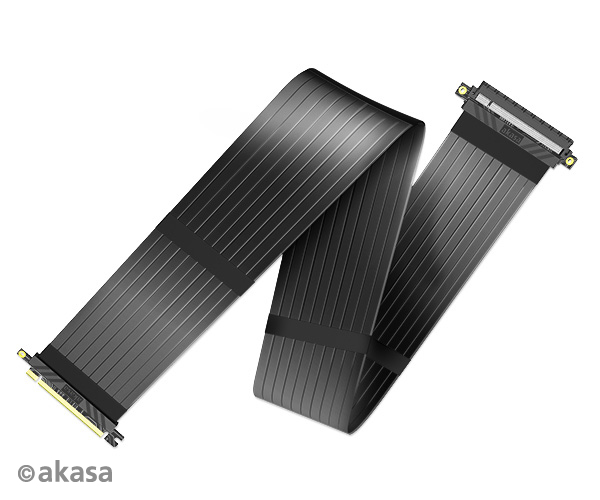 Kábel Riser Akasa PCI-express 3.0 x 16 1m Fekete