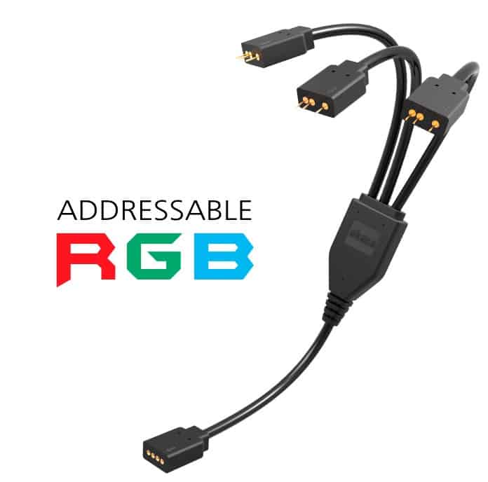 Akasa Addressable RGB LED splitter and extension cable