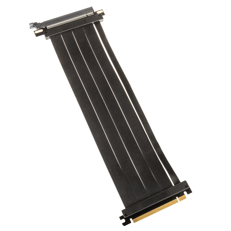 Kolink PCI Express 4.0 x16 auf x16 Riser-Kabel, 180 Grad, black - 30cm