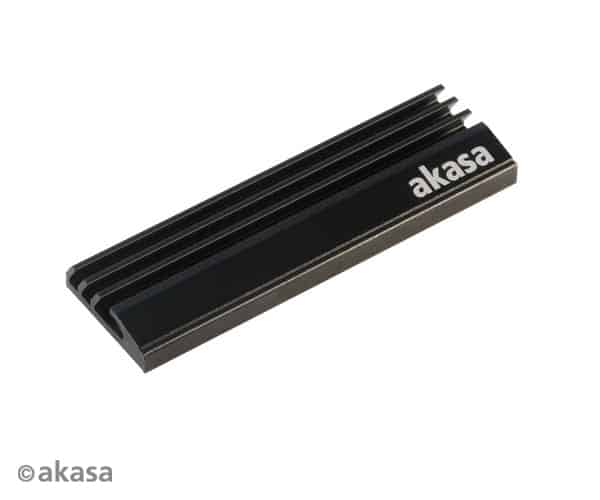 SSD hűtő Akasa M.2 NVMe hűtőborda Fekete