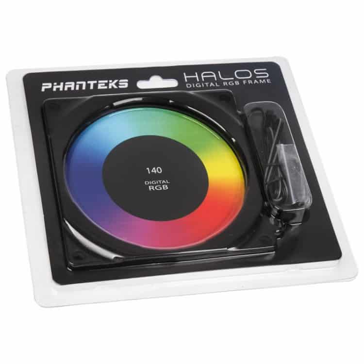 PHANTEKS Halos Digital 140mm-Rahmen, Digital-RGB - black