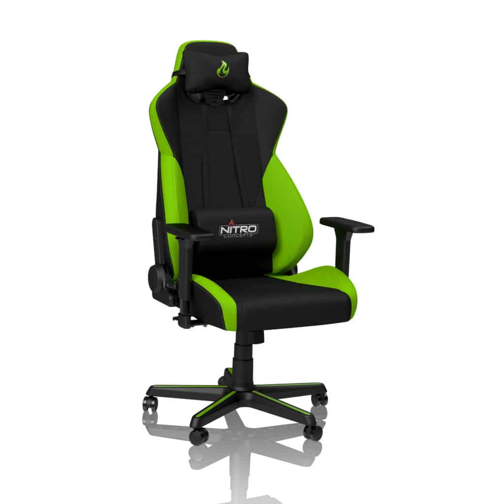 Gamer szék Nitro Concepts S300 Atomic Green - Fekete/Zöld