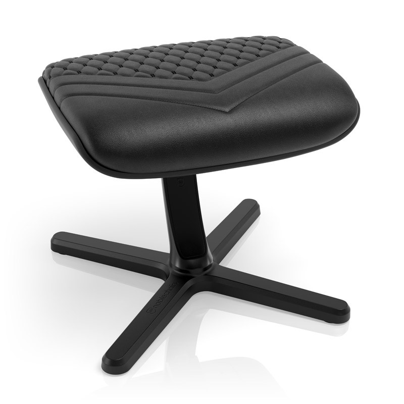 Gamer szék kiegészítő noblechairs lábtartó Footrest2, valódi bőr fekete