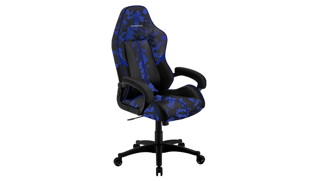 Thunder X3 BC1 CAMO Gaming chair - camo/blue