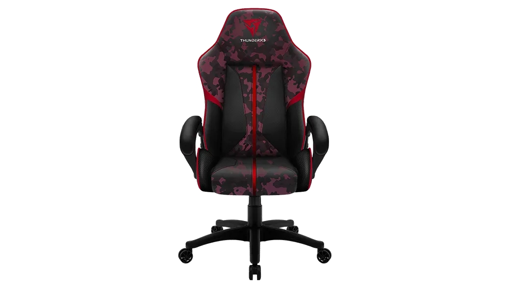 Thunder X3 BC1 CAMO Gaming chair - camo/red