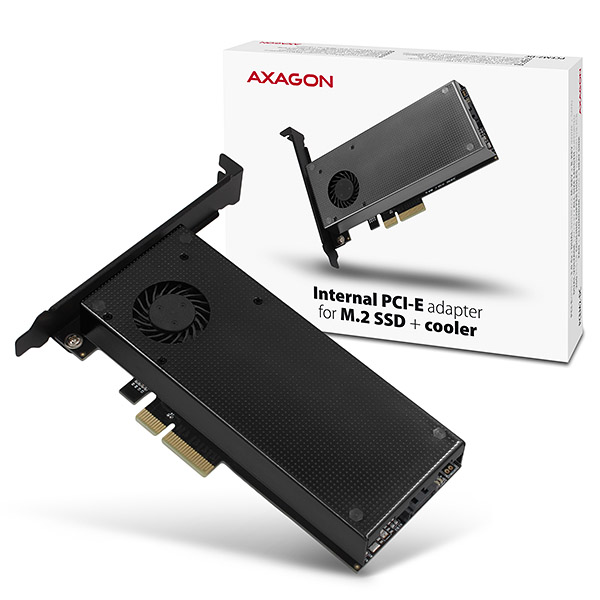 SSD beépítő keret Axagon PCEM2-D M.2 PCIe és M.2 SATA SSD adapter