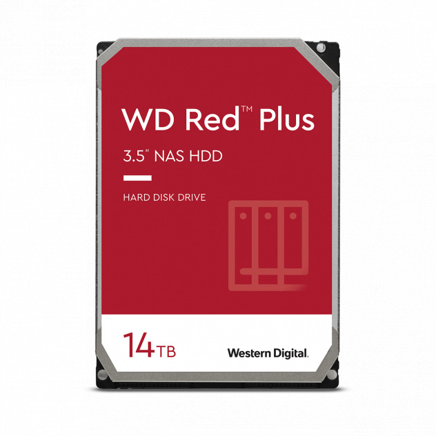 HDD SATA WD 14TB 3.5 7200 512M Red Plus