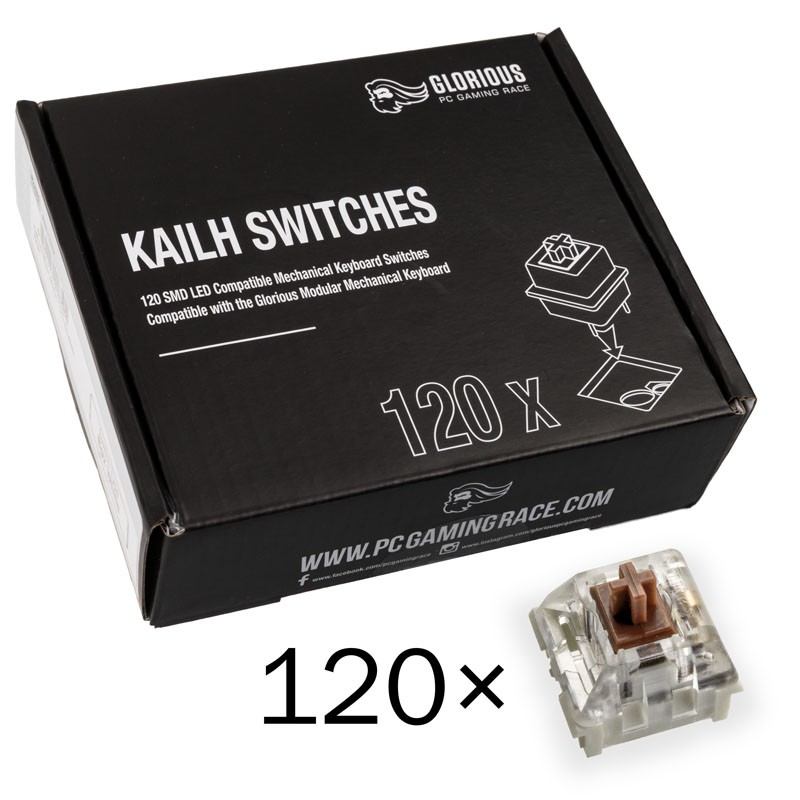 Glorious PC Gaming Race Kailh Speed Bronze Switches (120 pcs)