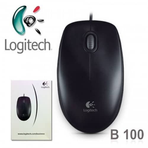 Mouse Logitech B100 Optikai USB Black