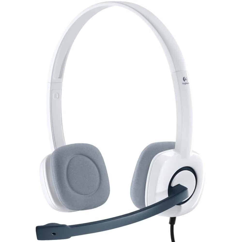 Fejhallgató Logitech H150 Mikrofonnal Fehér