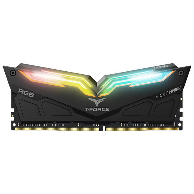 RAM DDR4 16GB (2x8) 3600MHz Team Group T-FORCE Night Hawk RGB