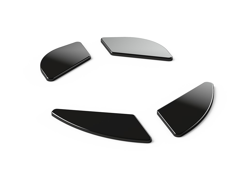 Glorious PC Gaming Race G-Floats Maus-Skates Ceramic - Model D, black