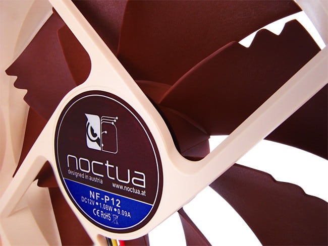 Noctua NF-P12 Vortex-Control 120mm Quiet Case Fan - 3 Pin