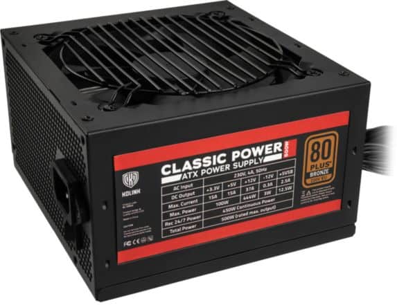 Tápegység Kolink Classic Power 500W 12cm ATX BOX 80+ Bronz