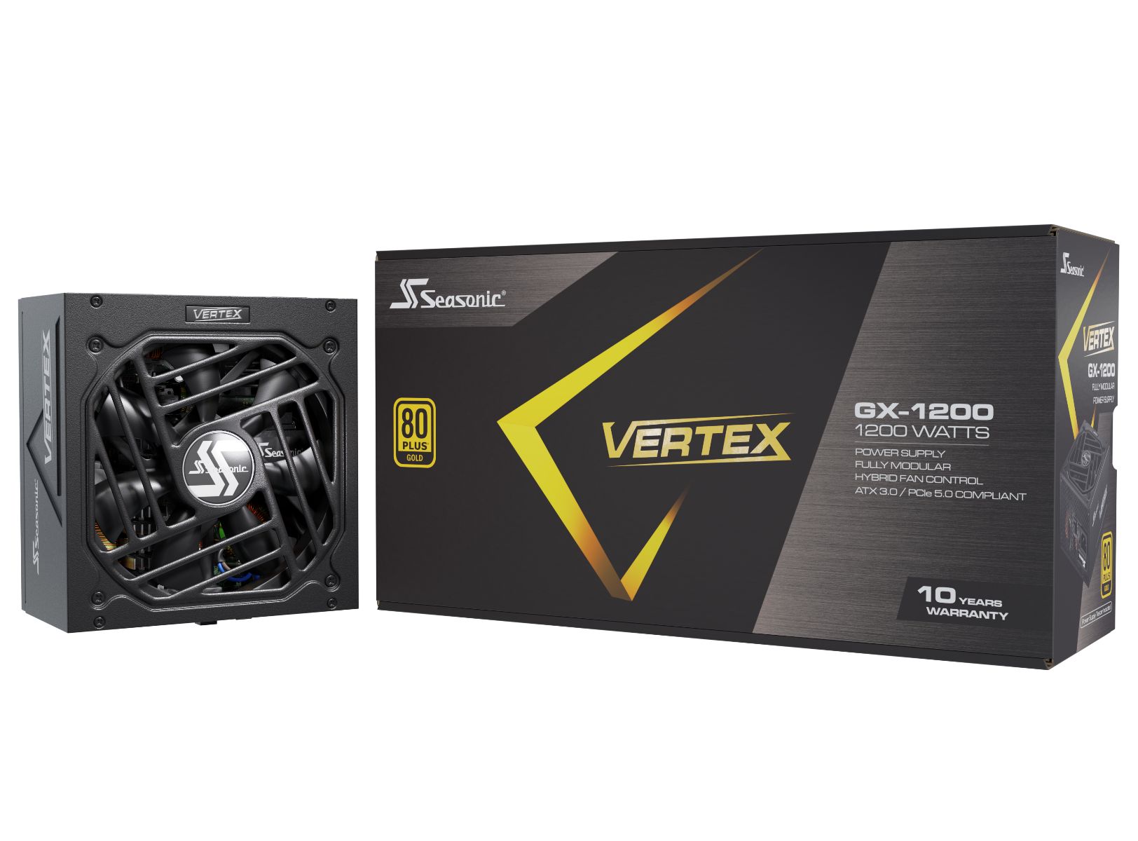 Tápegység Seasonic Vertex GX-1200 1200W 12cm ATX BOX 80+ Gold Moduláris PCI-e Gen 5