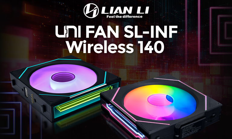 Wireless control in 140 mm size from Lian Li
