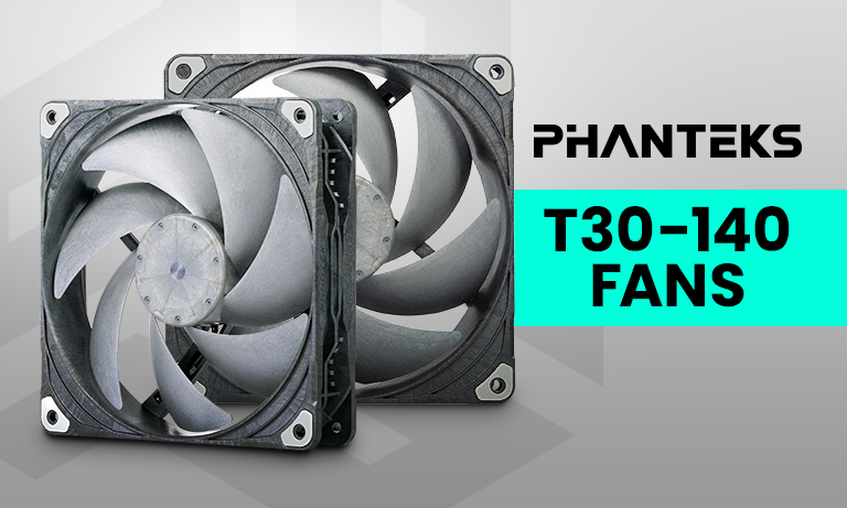 Phanteks T30-140 bemutató: vastagabb keret, erősebb légmozgatás