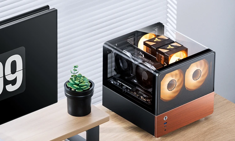 Minimalizmus, fa és panoráma: Ismerd meg a Jonsbo V12 PC házat