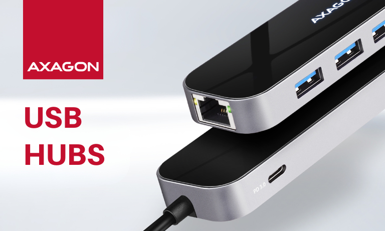 Axagon USB HUBS - Stability and Reliability