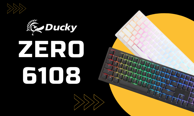 Ducky ZERO 6108 - Mechanikus élmény vezeték nélkül!