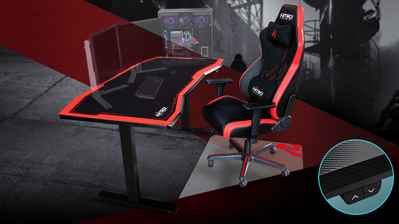 Nitro Concepts gamer asztal