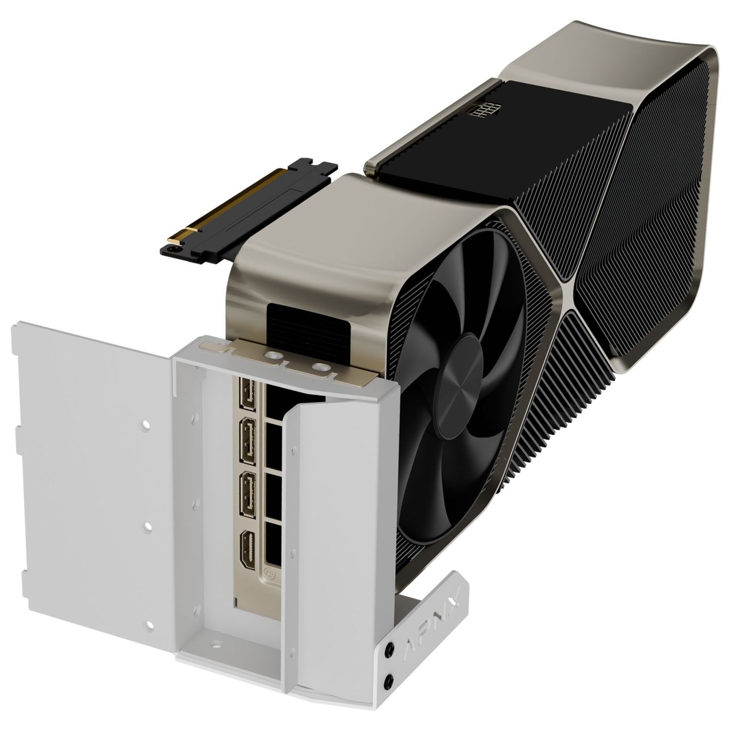 APNX vertikális GPU Szerelőkészlet - Fehér