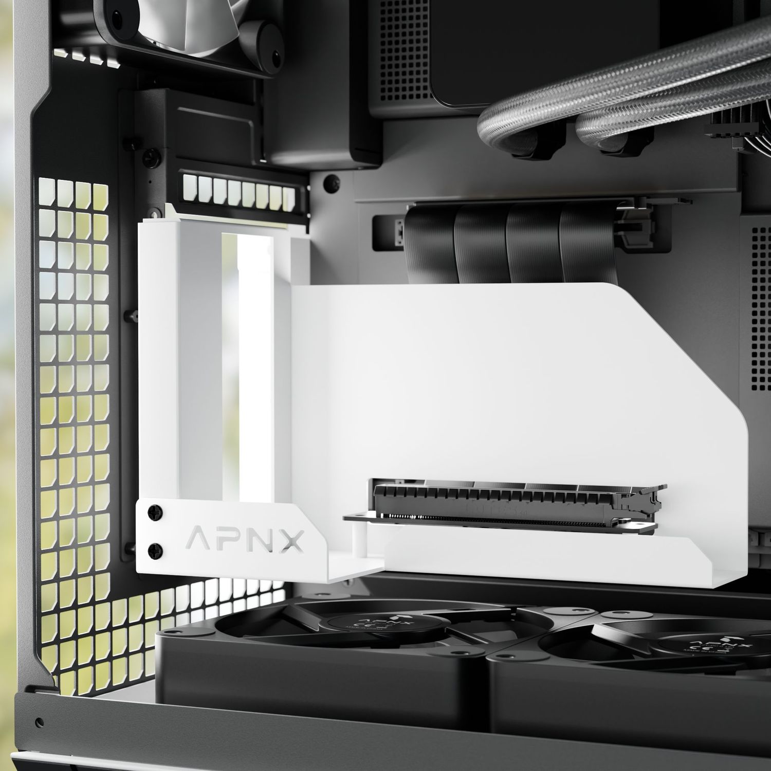 APNX vertikális GPU Szerelőkészlet - Fehér