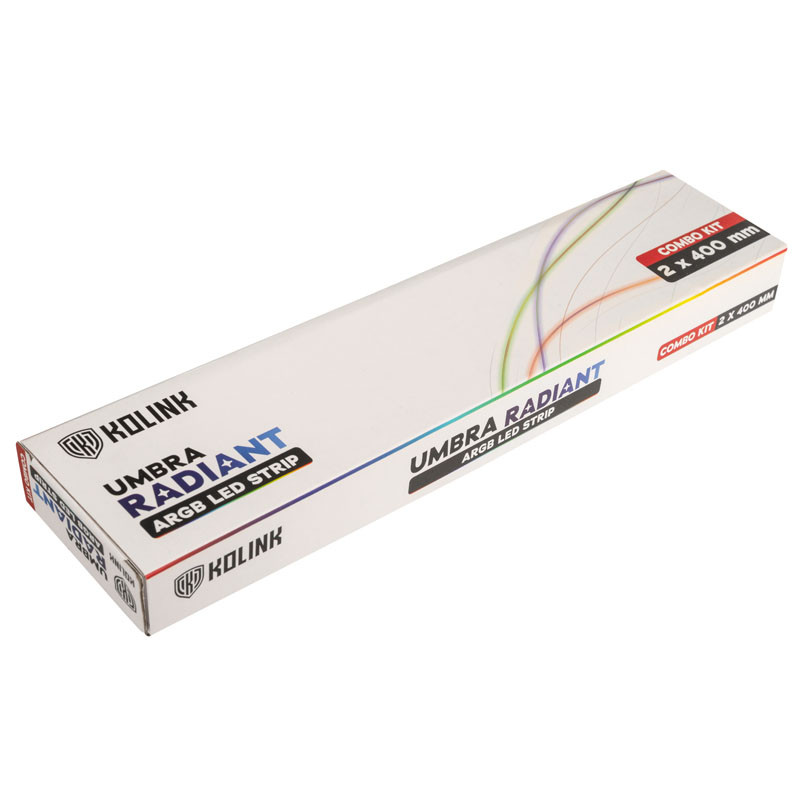 Kolink Umbra Radiant ARGB LED Strip Combo Kit - 2x 400mm