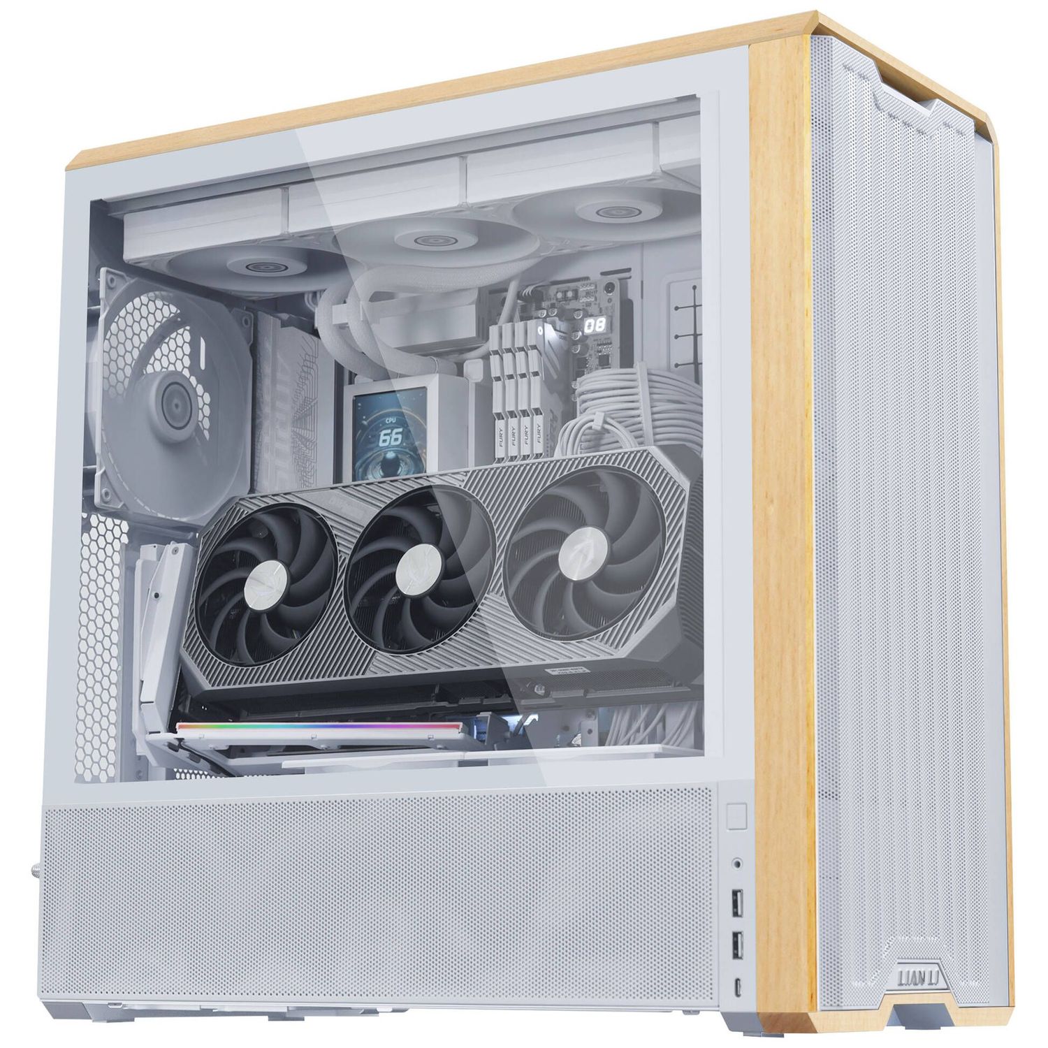 Lian Li Vertical GPU Bracket Kit V3 (PCIe 5.0) – White