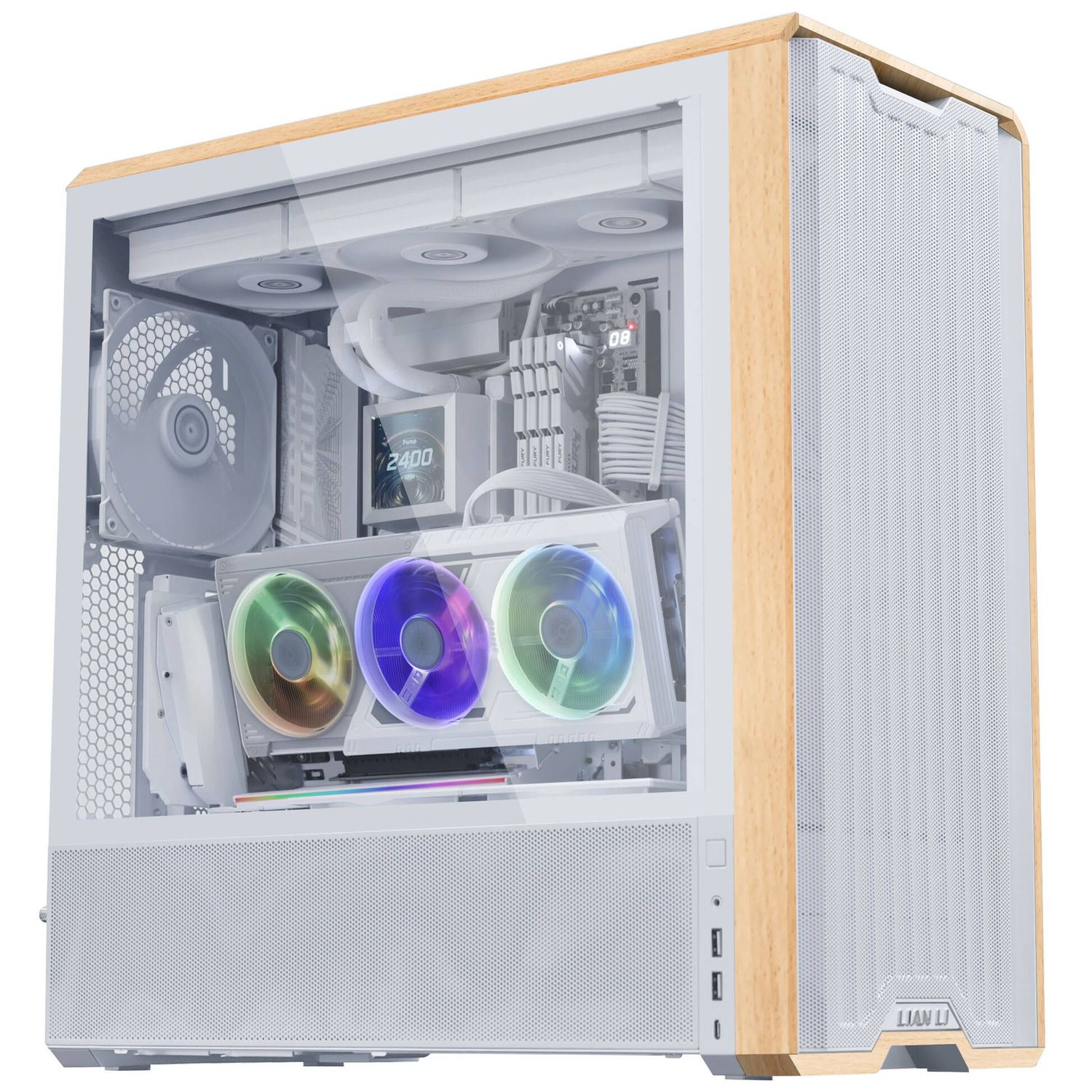 Lian Li Vertical GPU Bracket Kit V3 (PCIe 5.0) – White