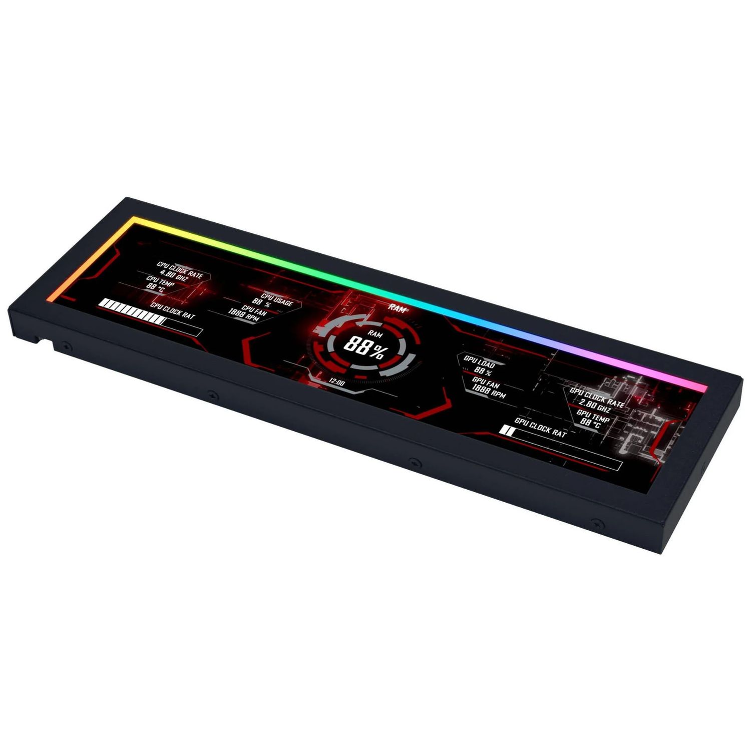 Lian Li 8.8" Universal Display Bracket, Black