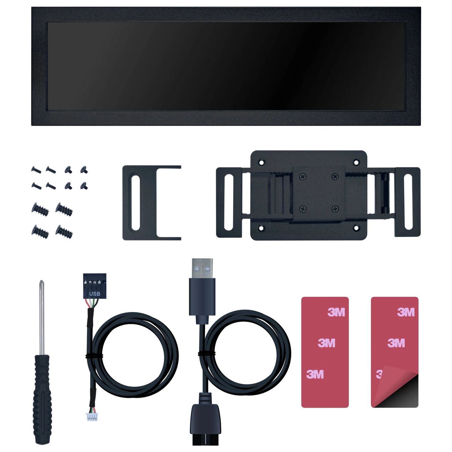Lian Li 8.8" Universal Display Bracket, Black