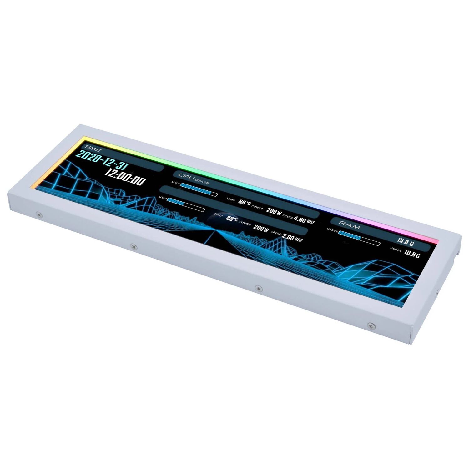 Lian Li 8.8" Universal Display Bracket, White
