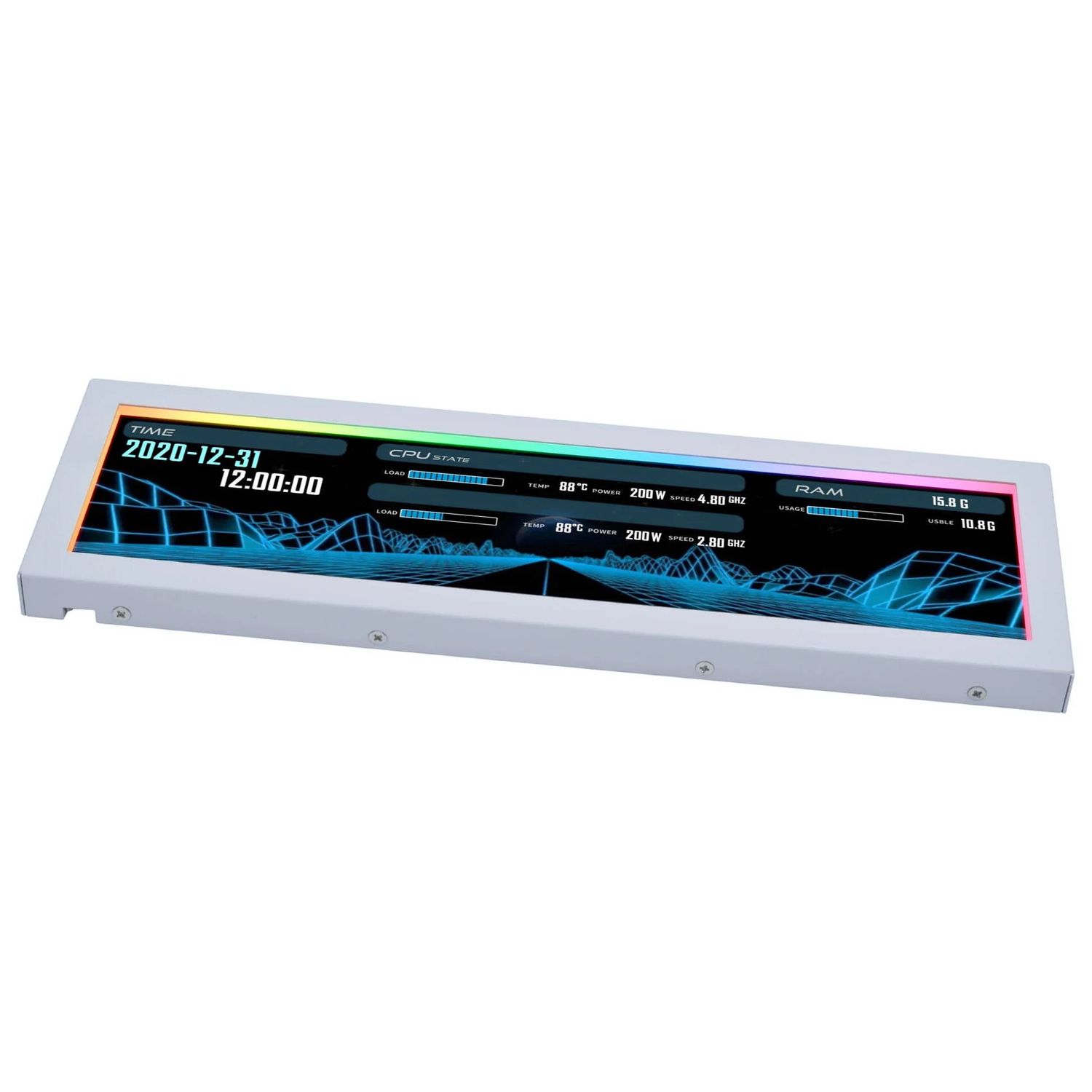Lian Li 8.8" Universal Display Bracket, White