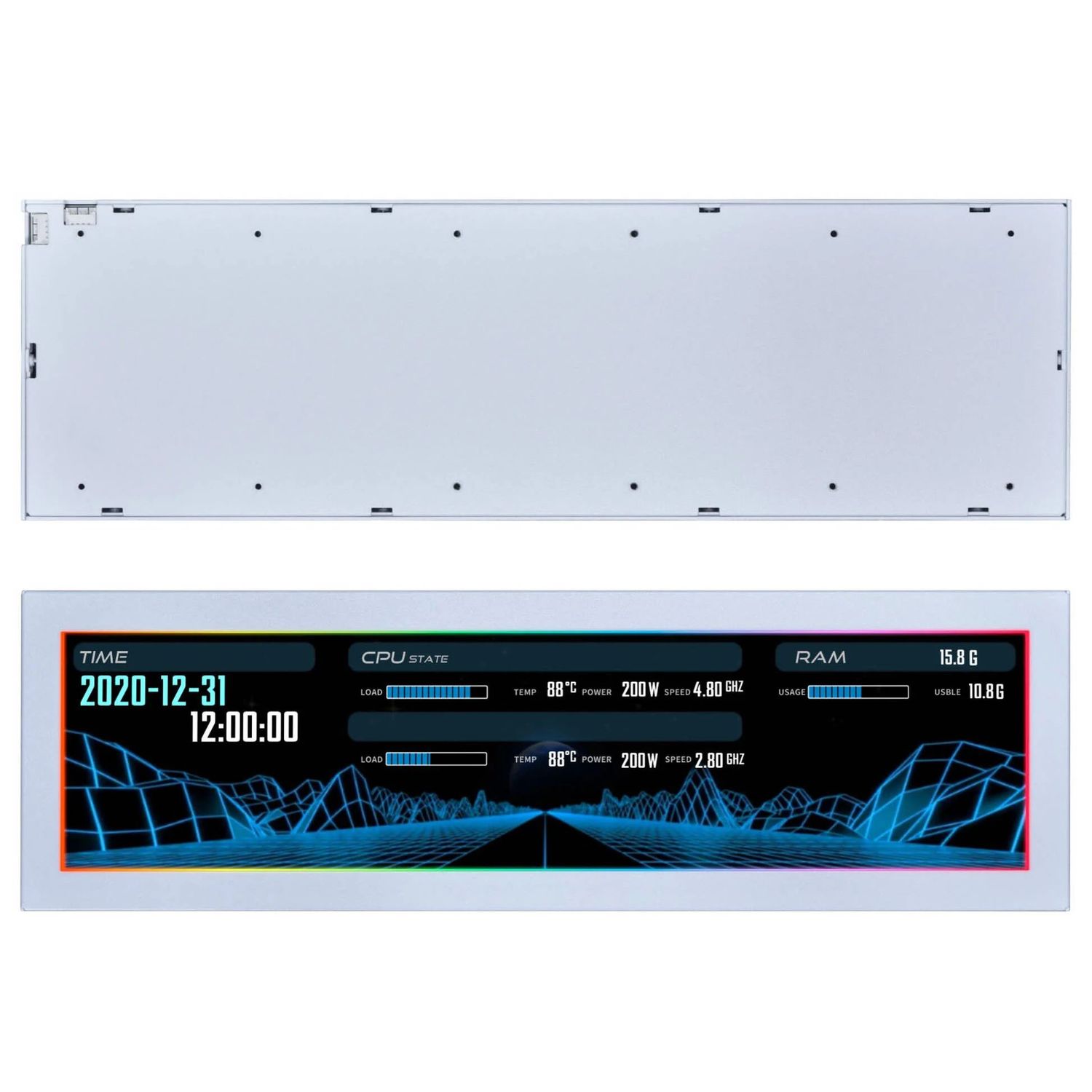 Lian Li 8.8" Universal Display Bracket, White