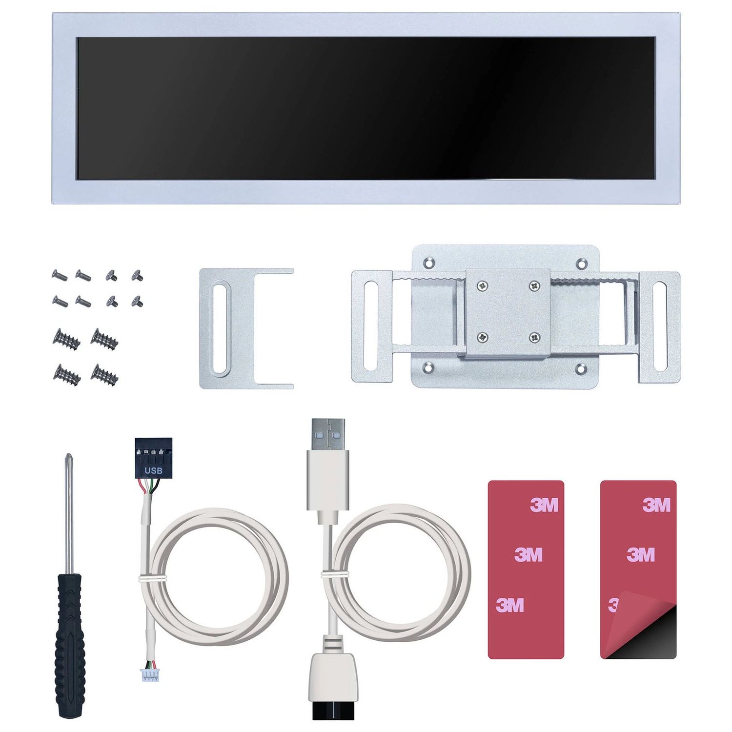 Lian Li 8.8" Universal Display Bracket, White