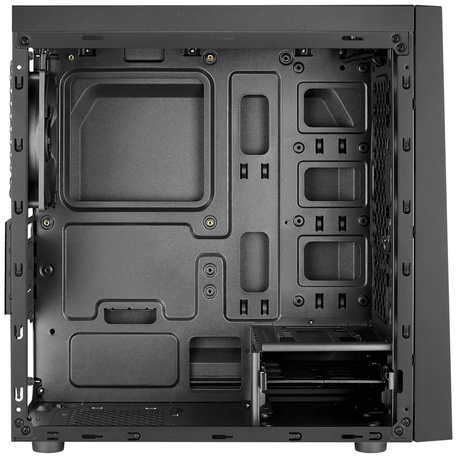 Számítógépház Aerocool Bolt Mini TG RGB mATX Fekete Edzett üveg
