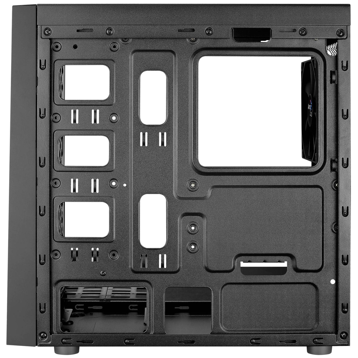 Számítógépház Aerocool Bolt Mini TG RGB mATX Fekete Edzett üveg