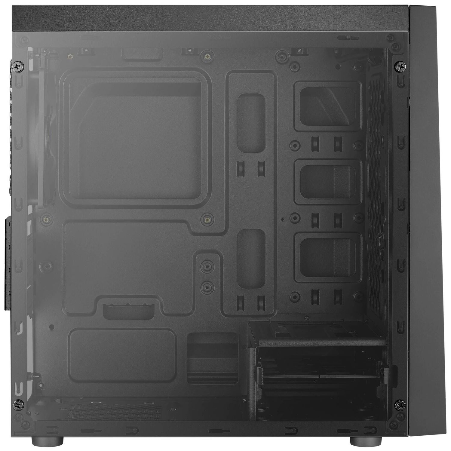 Számítógépház Aerocool Bolt Mini TG RGB mATX Fekete Edzett üveg