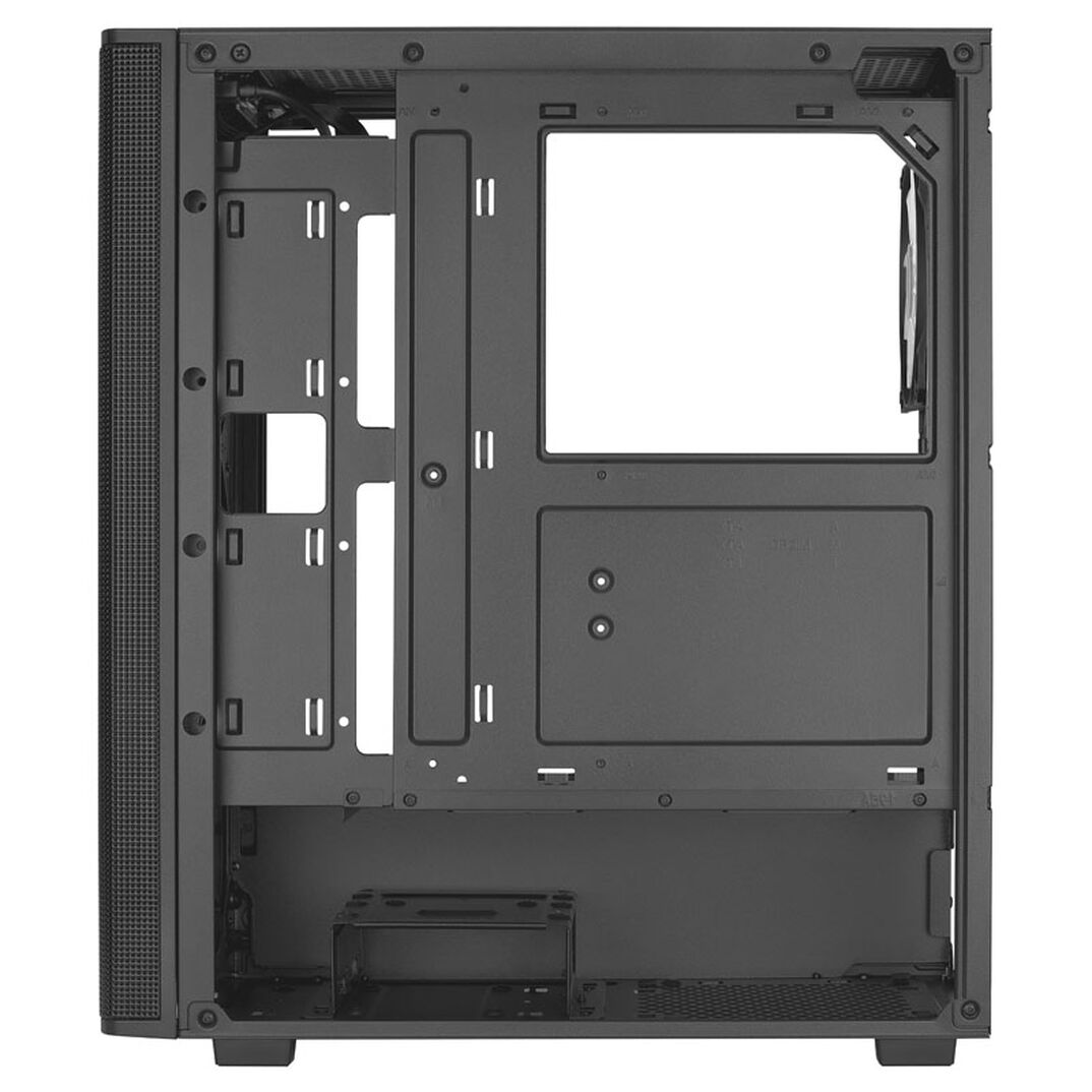 Aerocool Designer-G-BK-v1 FRGB Midi-Tower, Tempered Glass - black