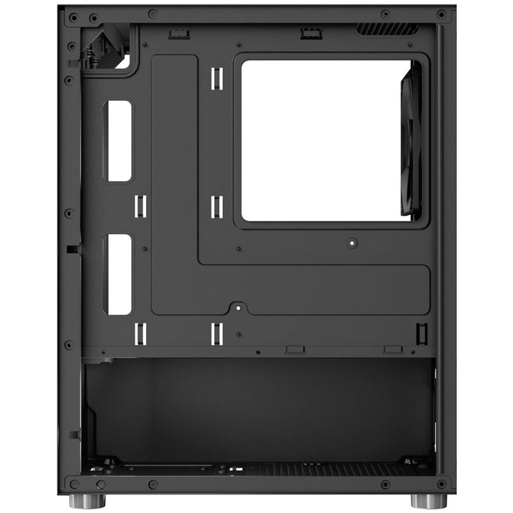 Aerocool CS-111-G-BK-v1 Mini-Tower, Tempered Glass - black